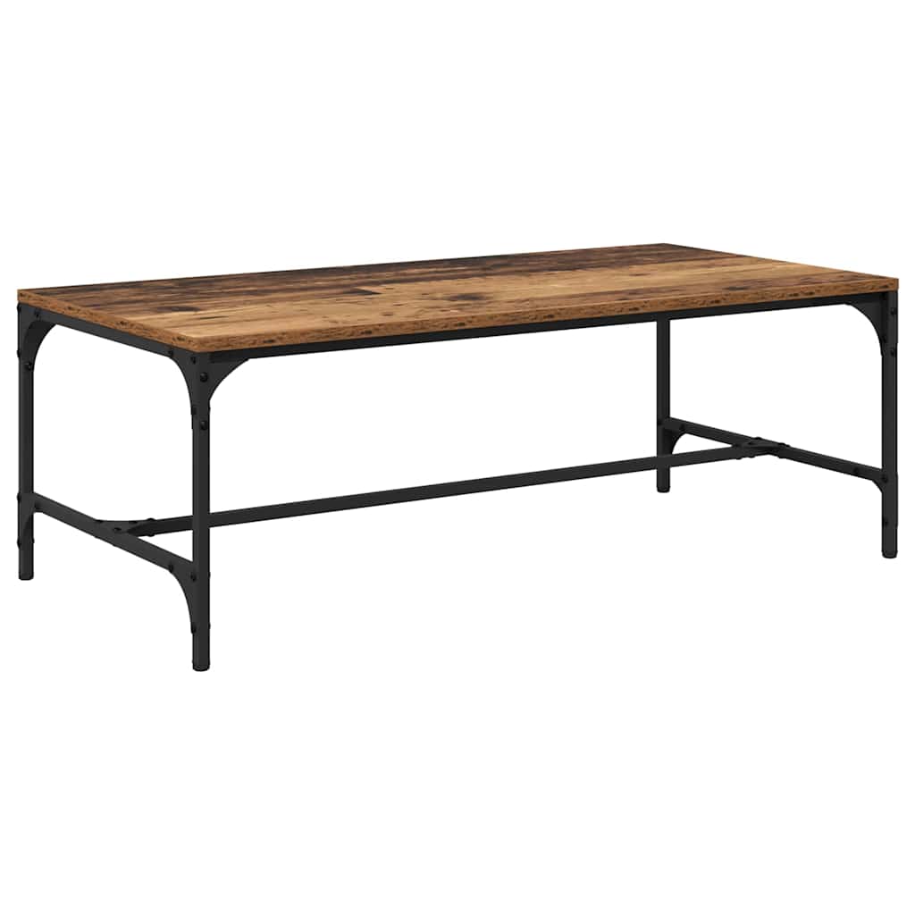 Coffee Table Old Wood 100 x 50 x 35 cm Engineered Wood