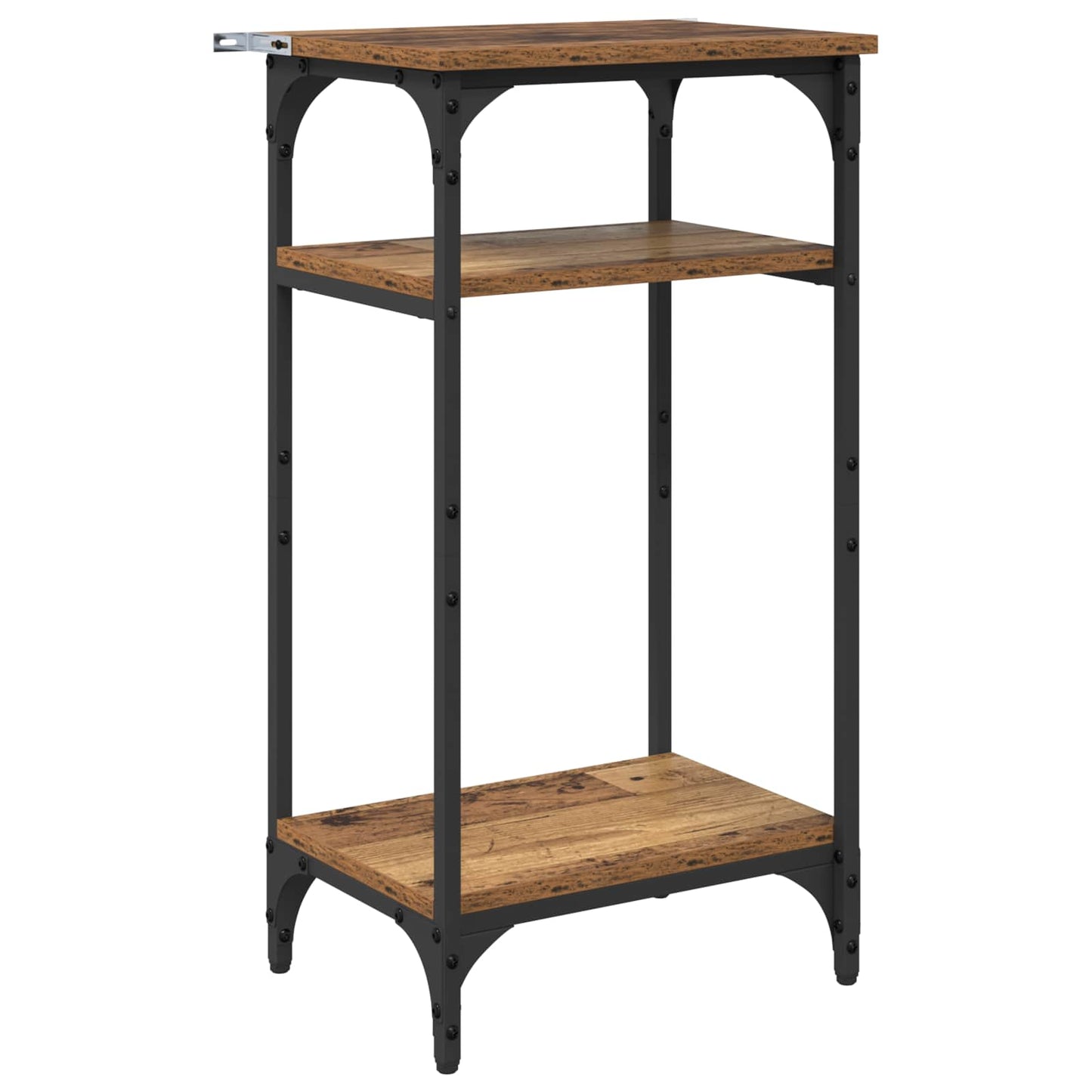 Side Table Old Wood 40 x 30 x 75 cm Engineered Wood