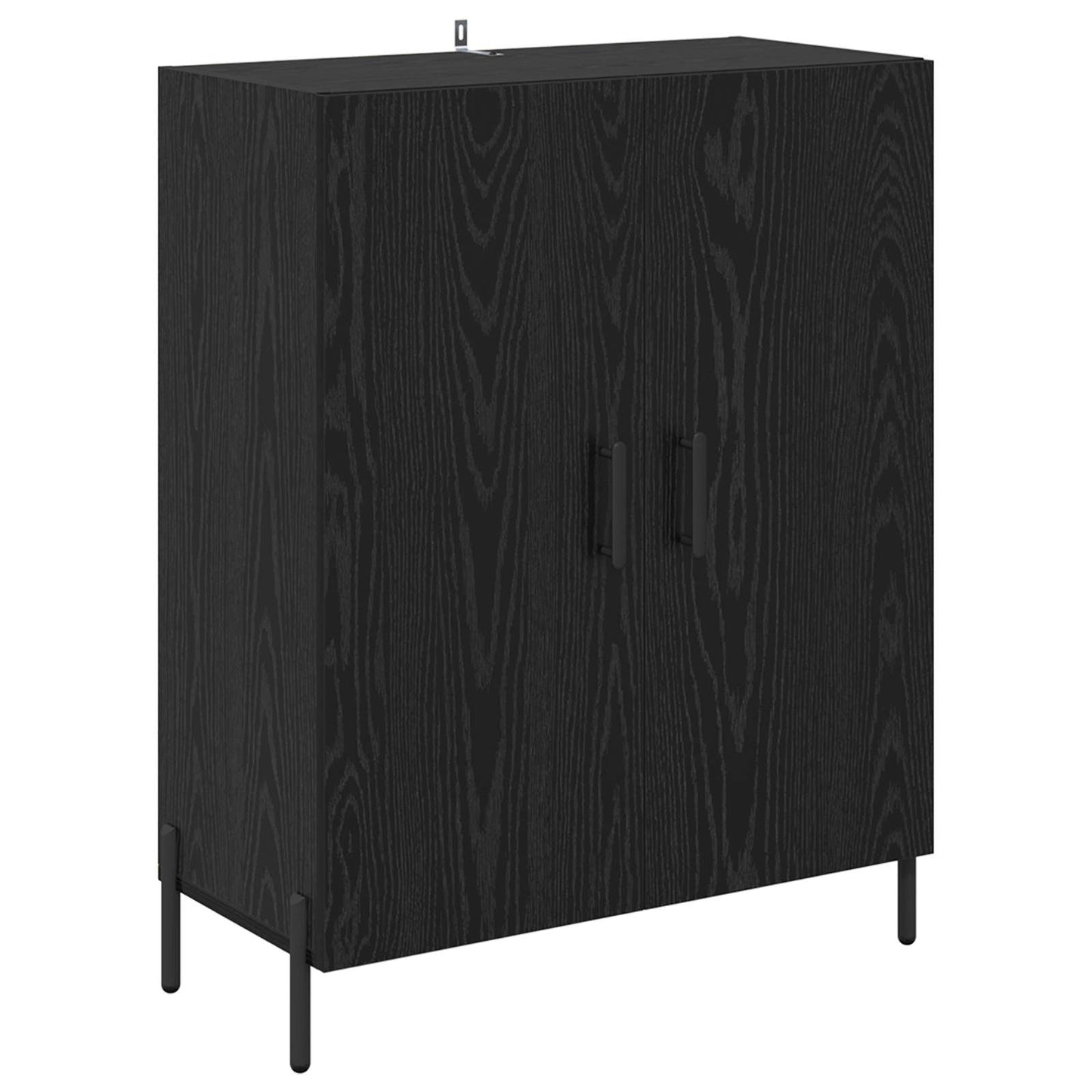 Sideboard Black Oak 69.5 x 34 x 90 cm Engineered Wood