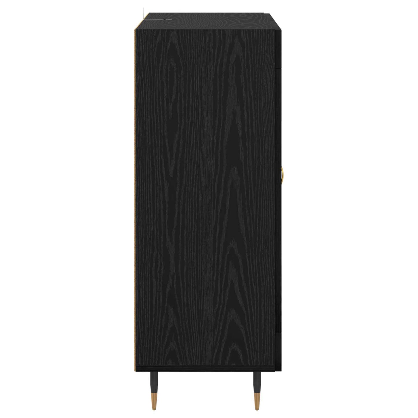 Sideboard Black Oak 69.5 x 34 x 90 cm Engineered Wood