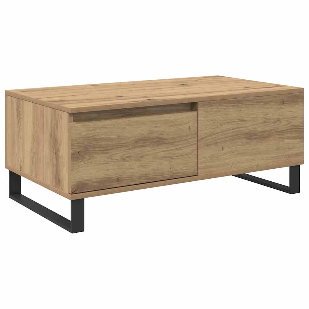 Coffee Table Artisan Oak 90 x 50 x 36.5 cm Engineered Wood