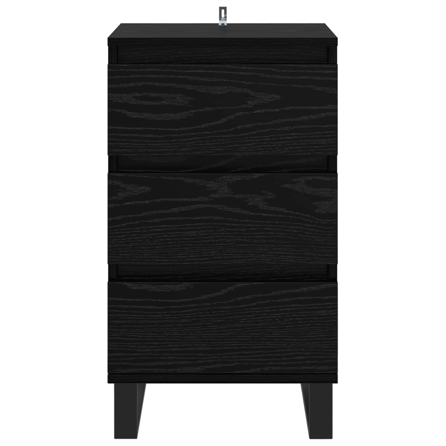 Sideboard Black oak Engineered Wood