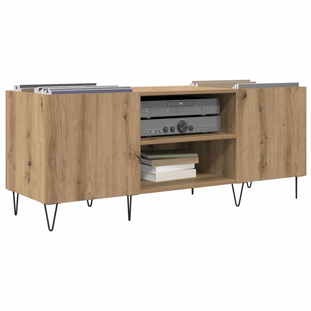 Record Cabinet Artisan Oak 121 x 38 x 48 cm