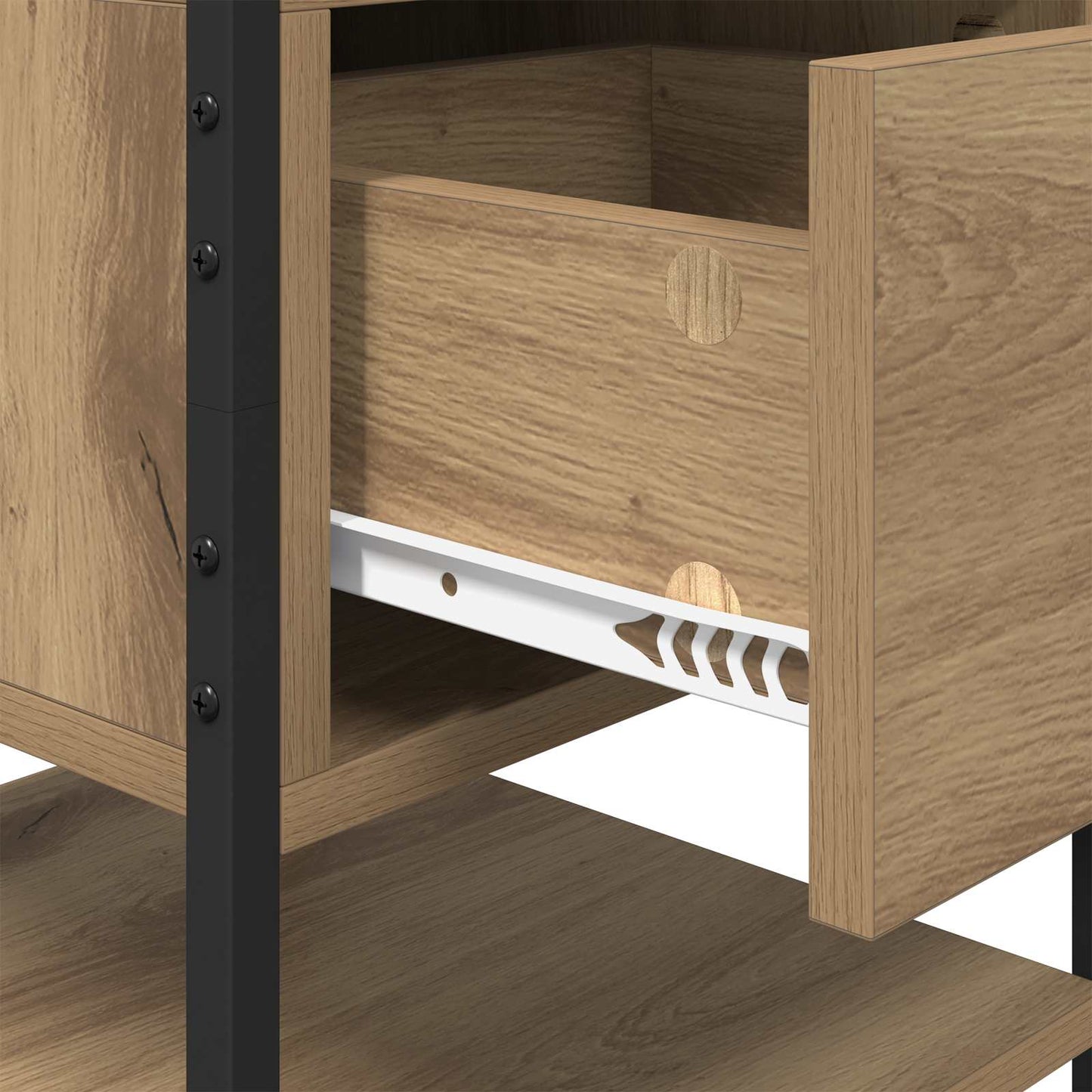 Bedside Cabinet 2 pcs Artisan Oak 40 x 42 x 56 cm