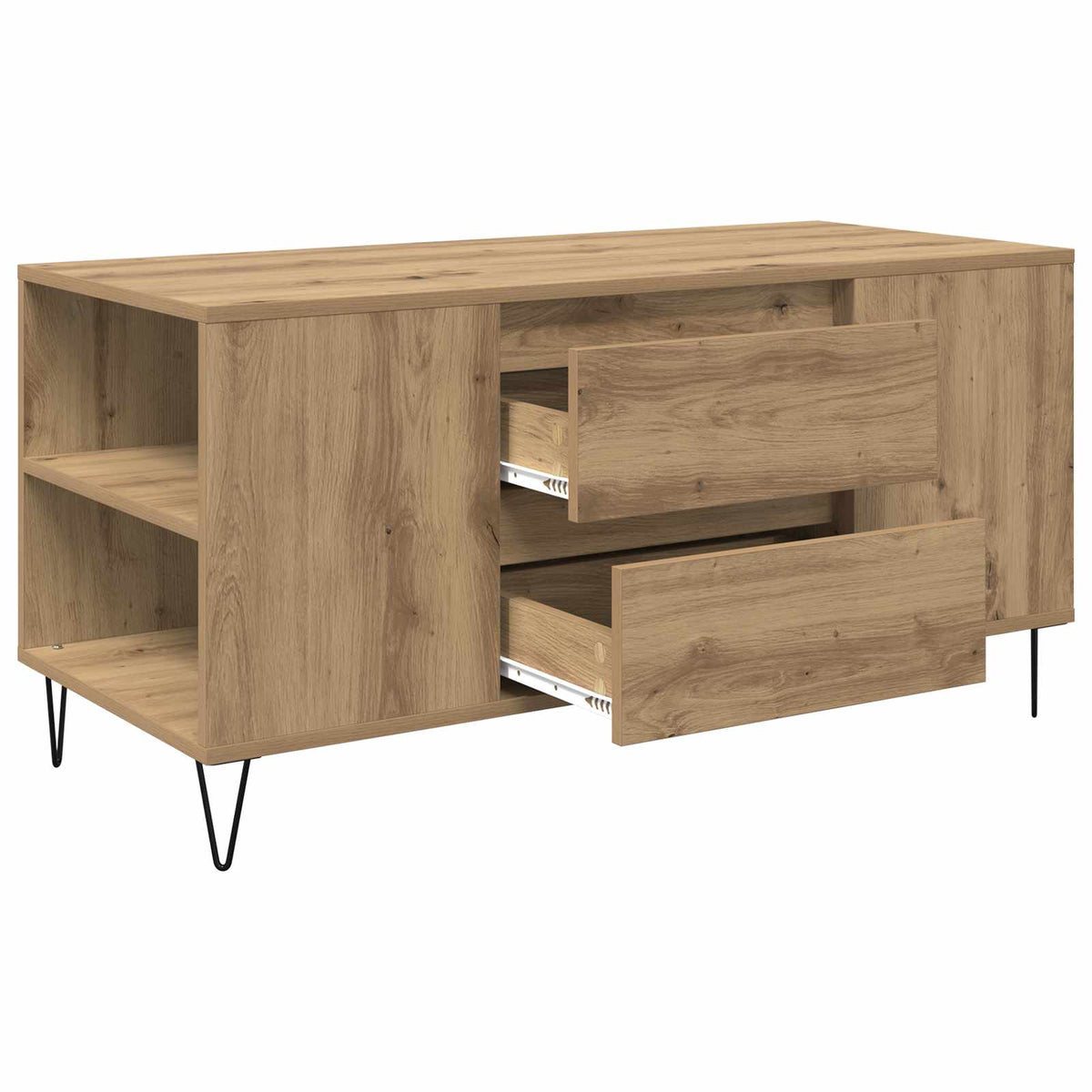 Coffee Table Artisan Oak 102 x 44.5 x 50 cm Engineered Wood