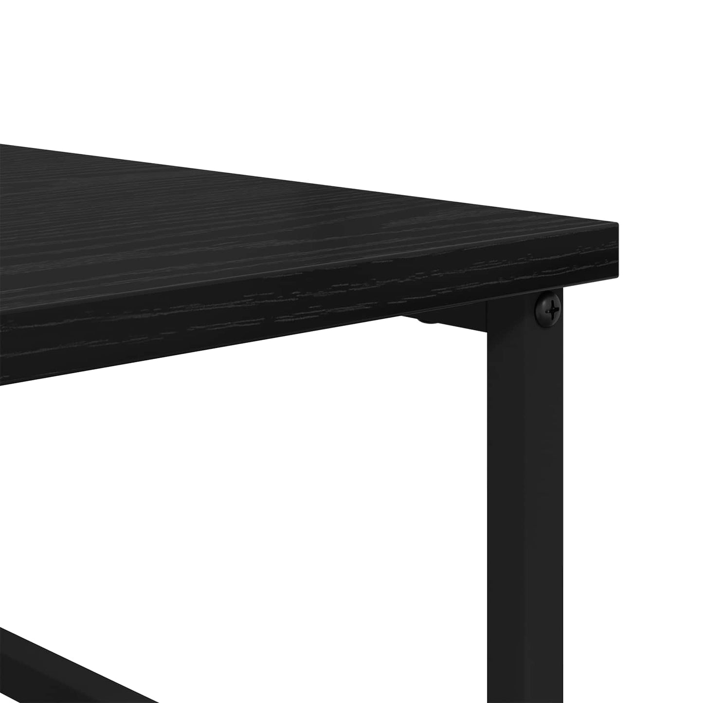 Bookshelf 5-Tier 50x33x188.5cm Engineered Wood Black Oak