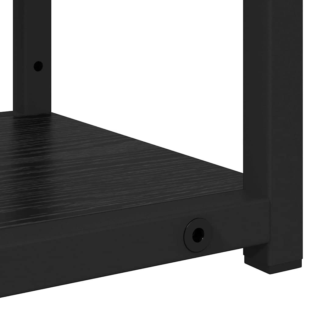 Wall Shelf Wall-Mounted Black Oak 80 x 21 x 78.5 cm
