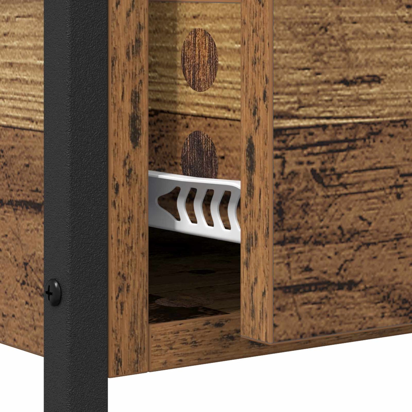 Console Table Old Wood 100 x 39 x 78.5 cm Engineered Wood