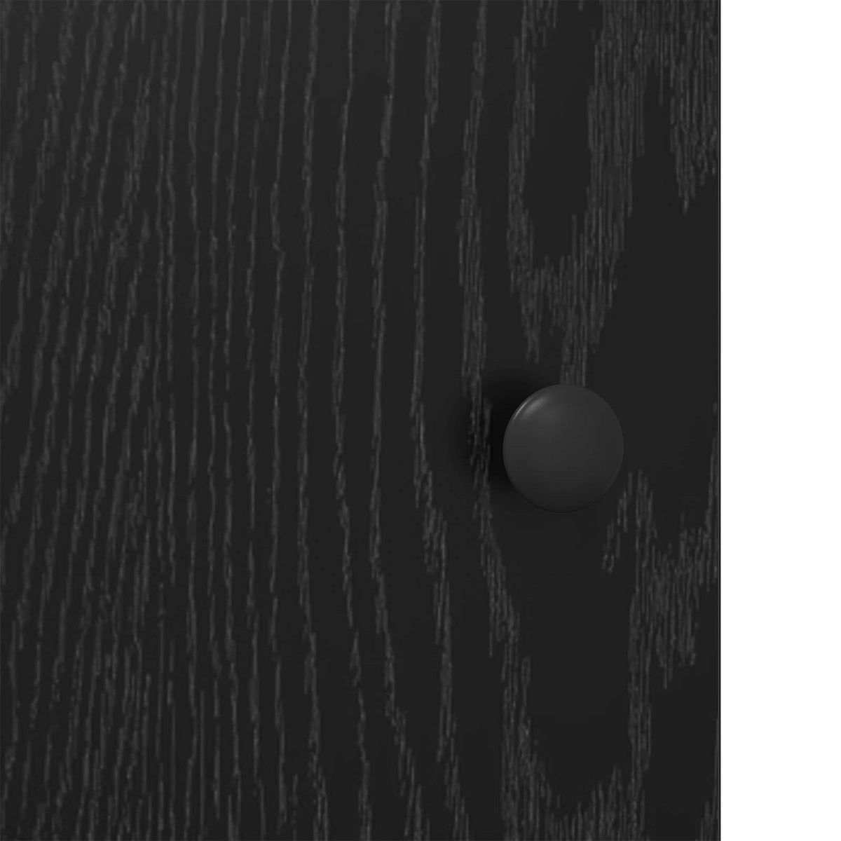 Sideboard Black Oak 100 x 35 x 80 cm Engineered Wood