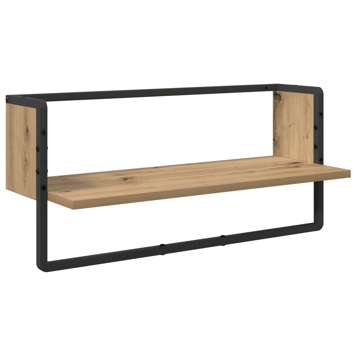 Wall Shelf Set 4 pcs Artisan Oak 65 x 25 x 30 cm