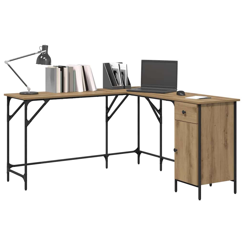 Desk Artisan Oak Engineered Wood 141 x 141 x 75 cm