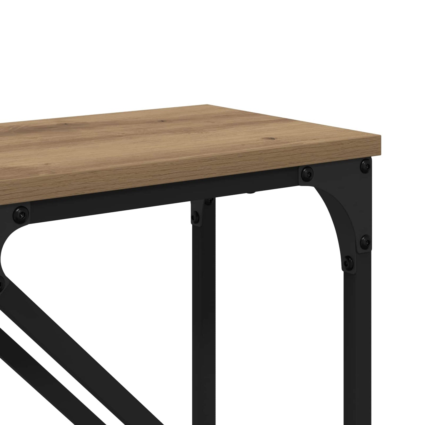 Console Table 2 pcs Artisan Oak 100 x 28 x 75 cm