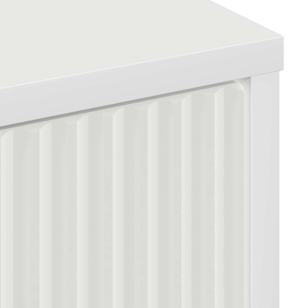 Bathroom Cabinet White 39.5 x 36 x 88 cm Engineered wood, Metal