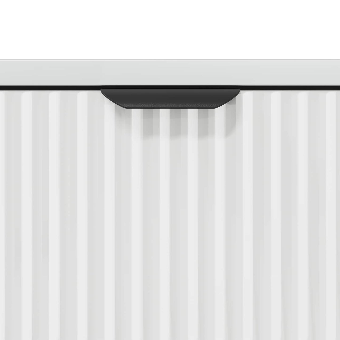 Sideboard High Gloss White 79.5 x 33 x 82 cm Engineered Wood