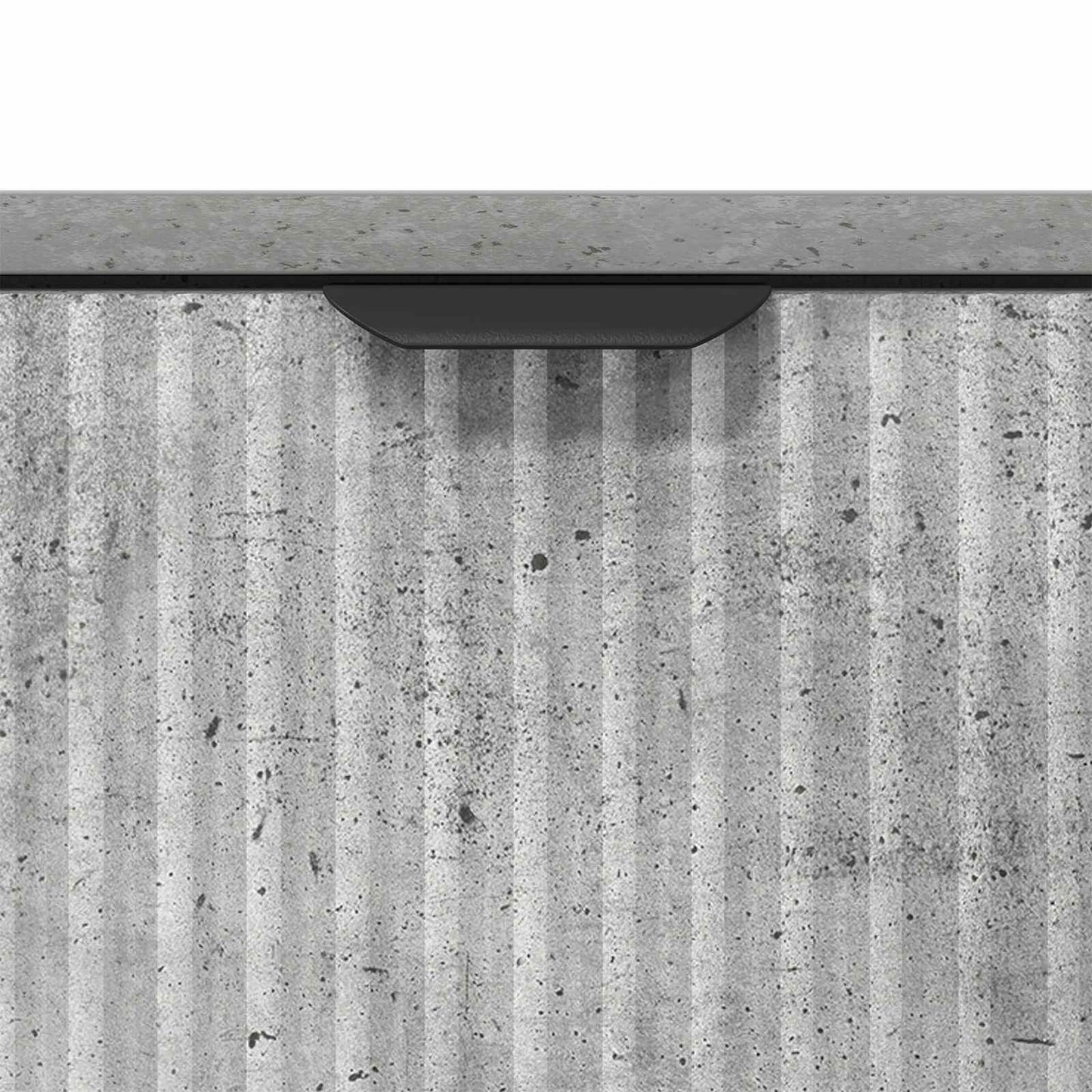 Sideboard Concrete Grey 89.5 x 33 x 82 cm Engineered Wood