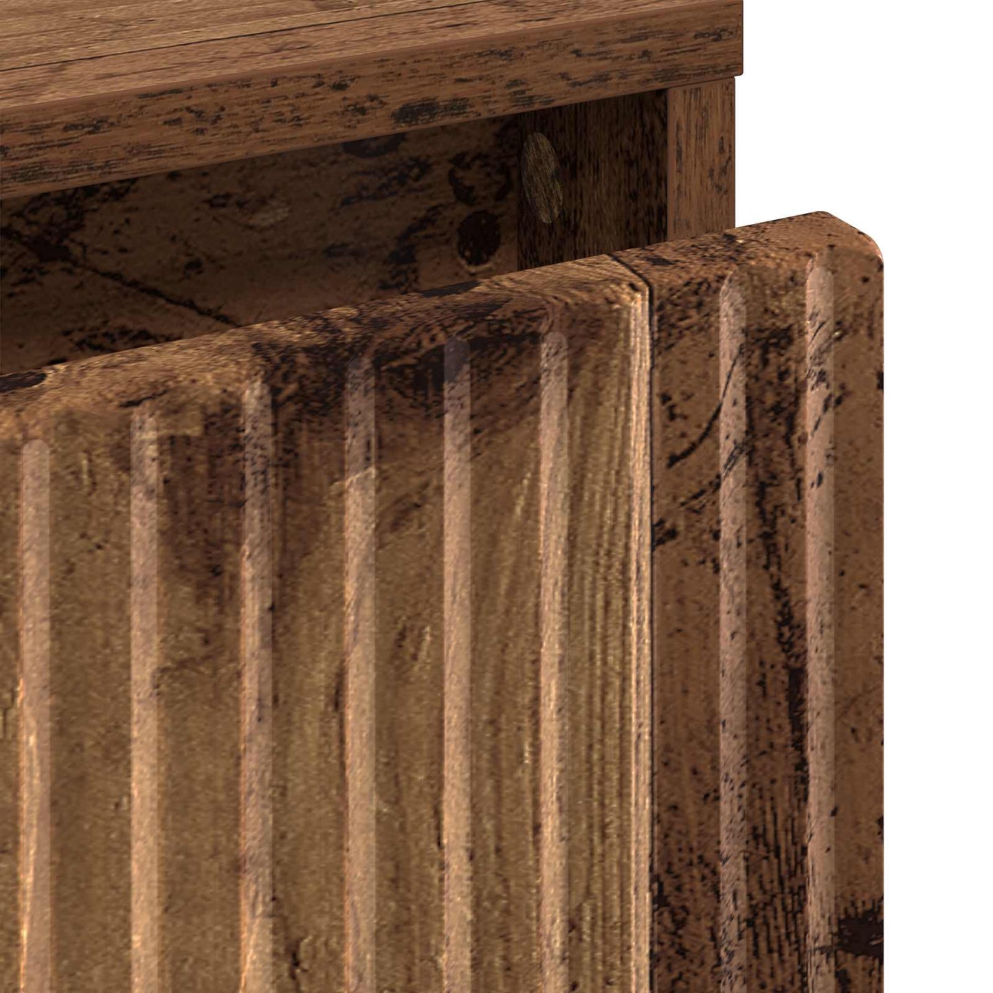 Bedside Table Old wood 63.5 x 36 x 61 cm Engineered wood