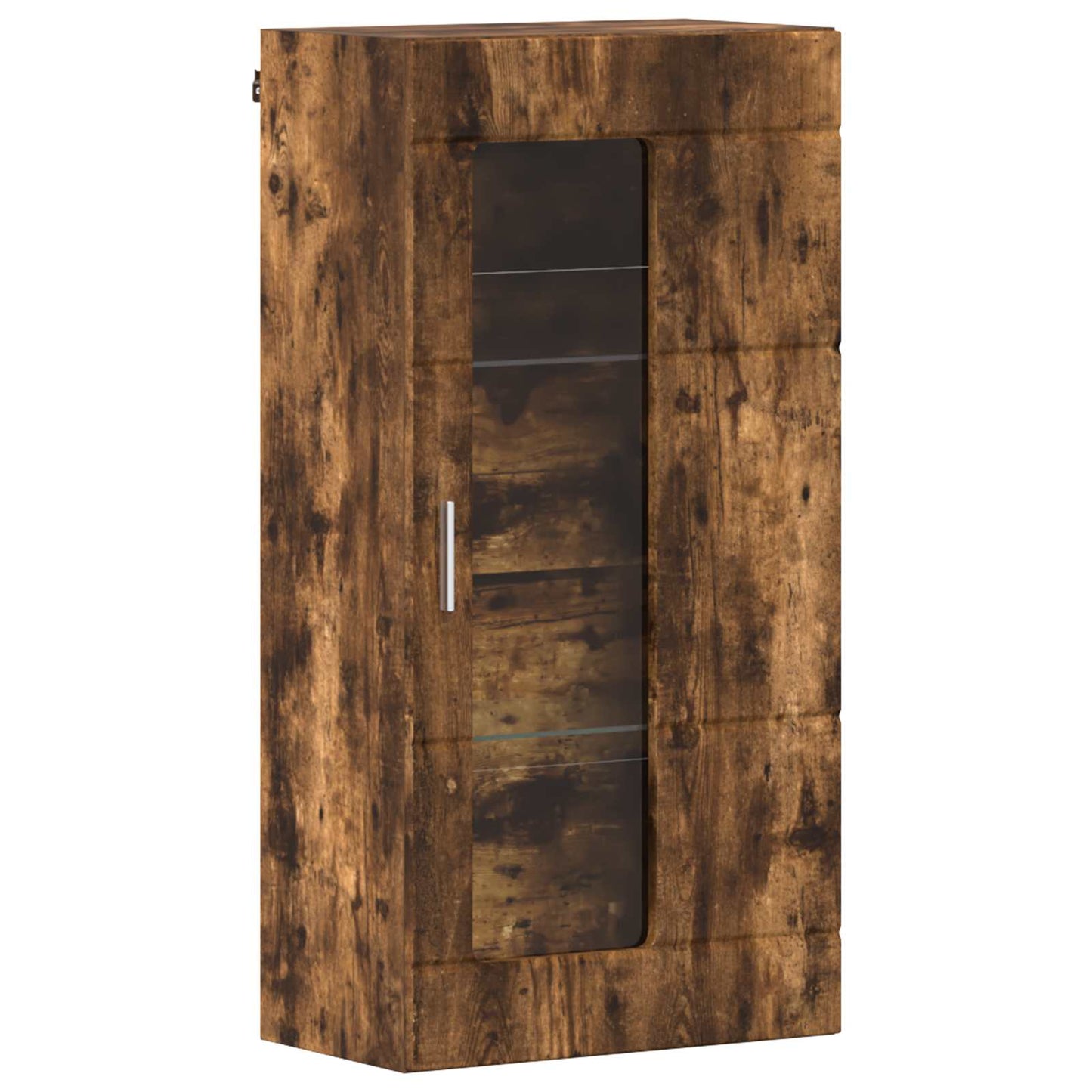 Wooden Cabinet Smoked Oak Engineered Wood