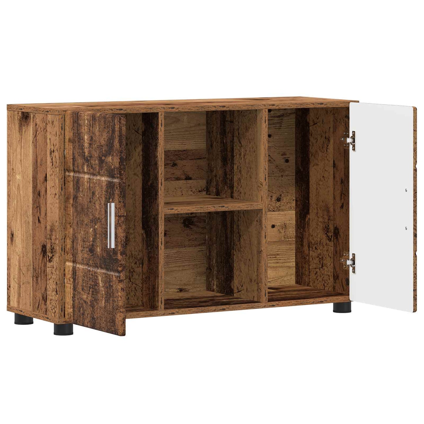 Sideboard FLORIN 88.5 x 30.5 x 55.5 cm Old Wood Engineered Wood