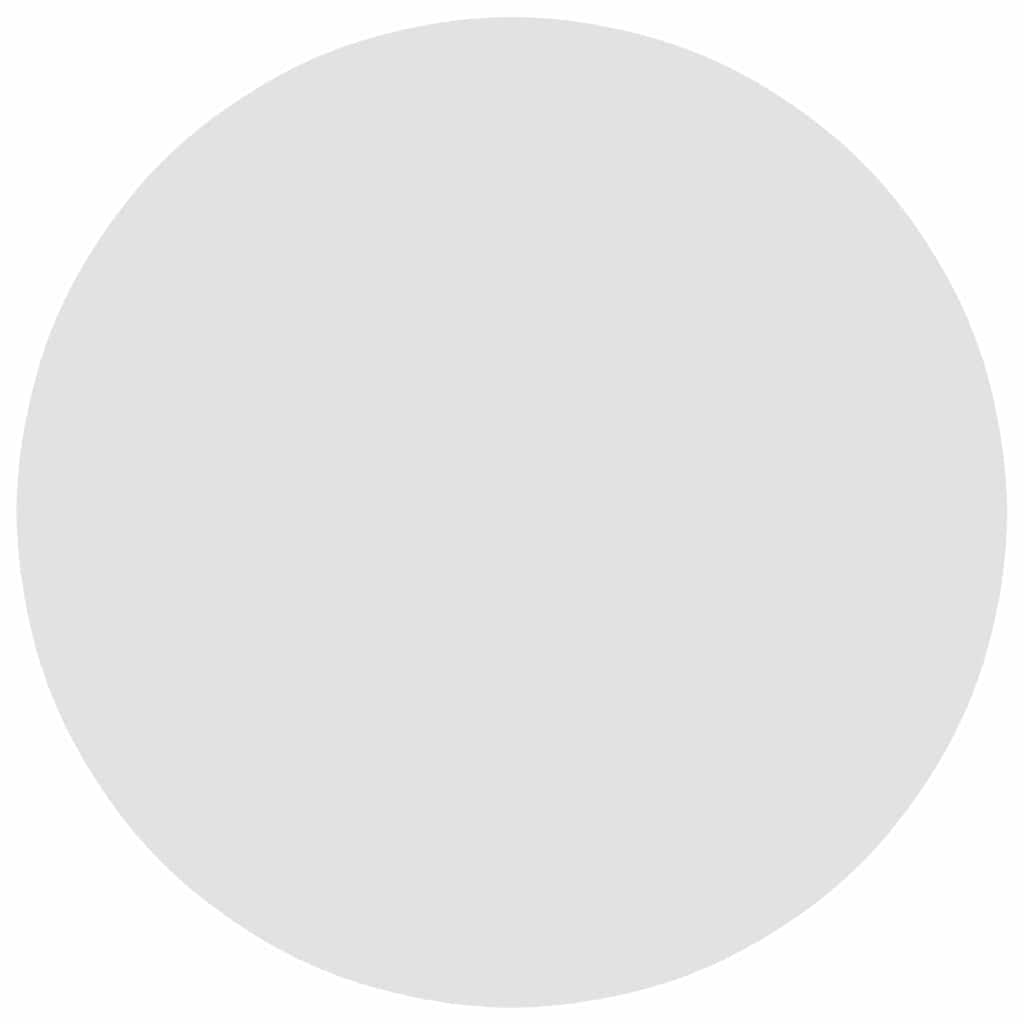 Table Top Ø 30 x 1.5 cm Round Engineered Wood White