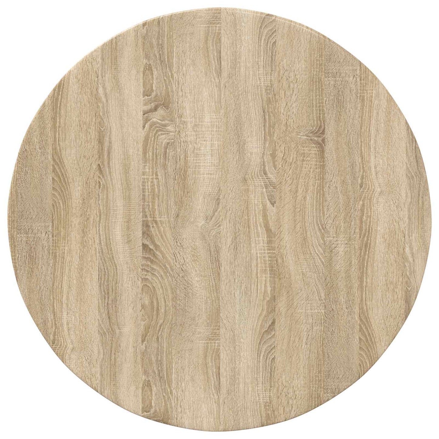 Table Top Ø 80 x 1.5 cm Round Engineered Wood Sonoma Oak