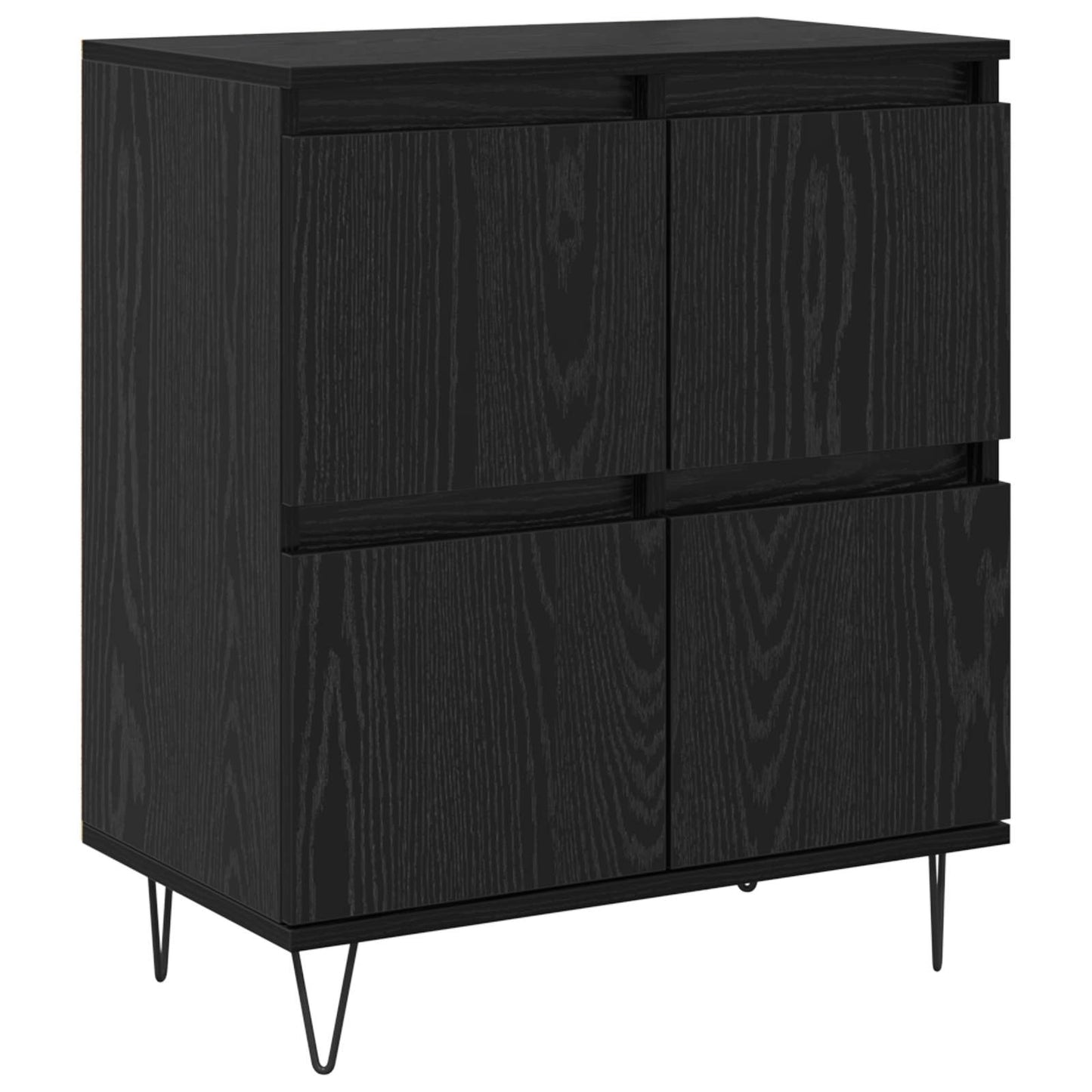 Sideboards 2 pcs Black oak
