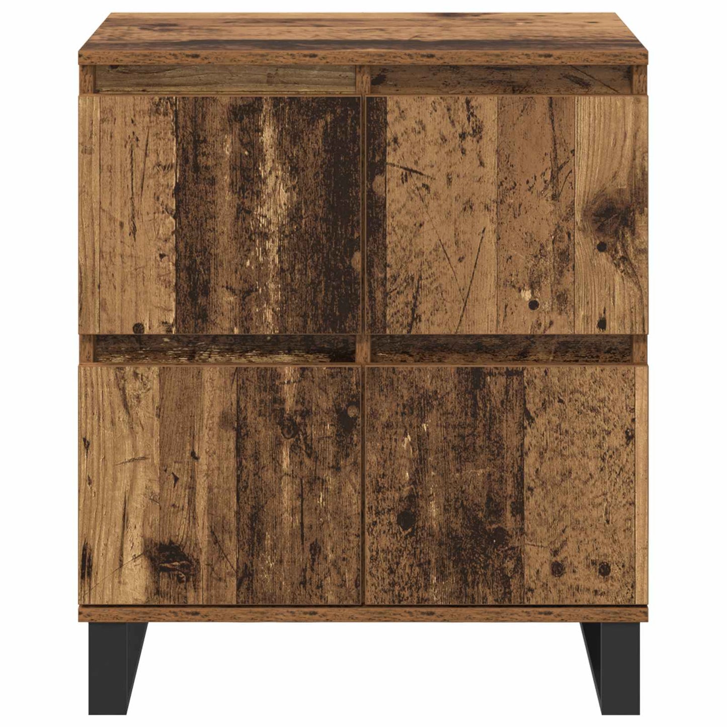 Sideboard 2 pcs Old Wood 60 x 35 x 70 cm