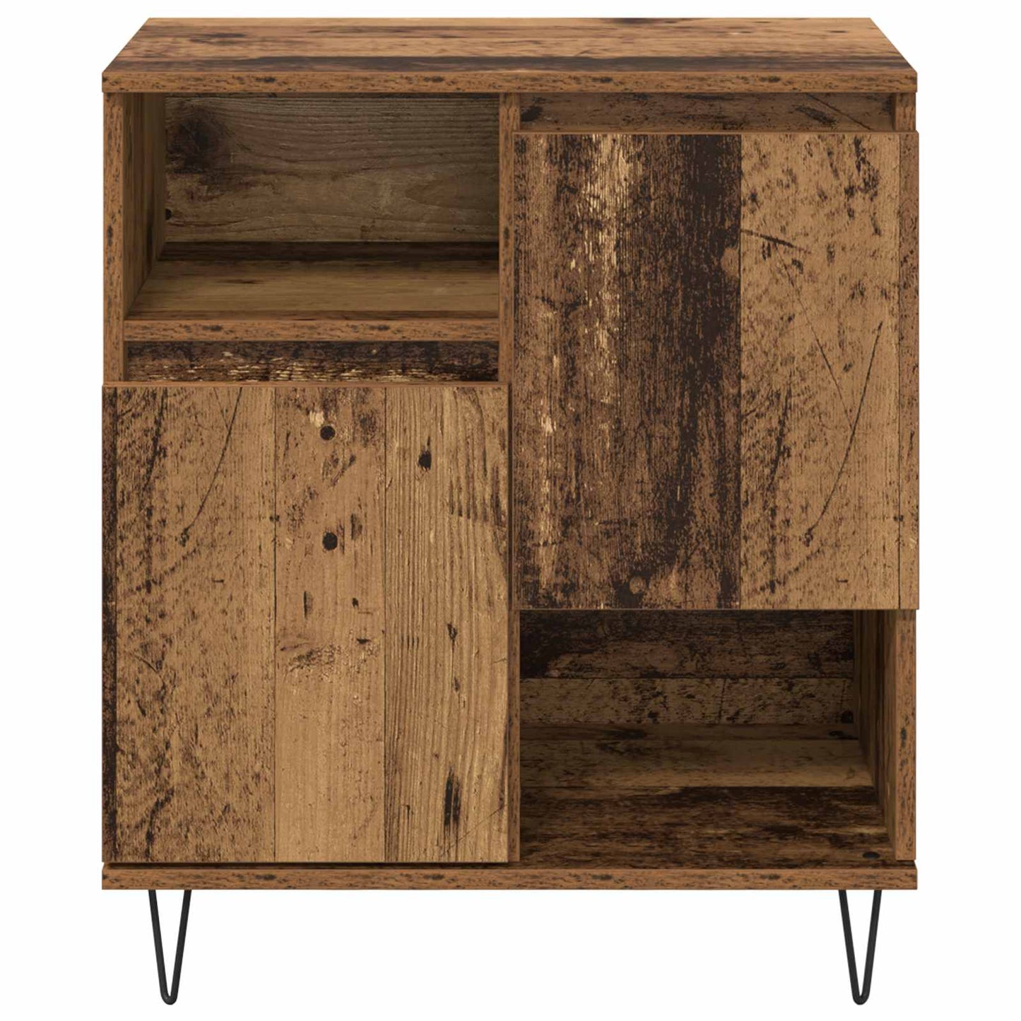 Sideboard 2 pcs Old Wood 60 x 35 x 70 cm