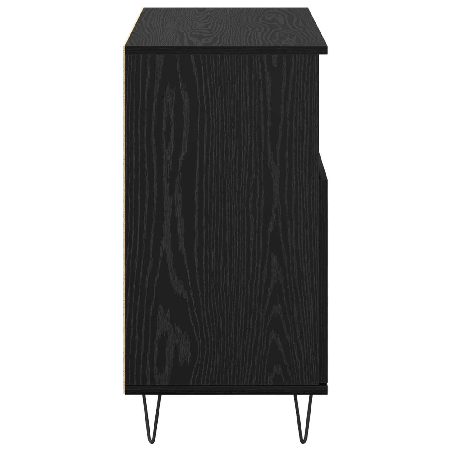 Sideboard 3 pcs Black Oak 60 x 35 x 70 cm