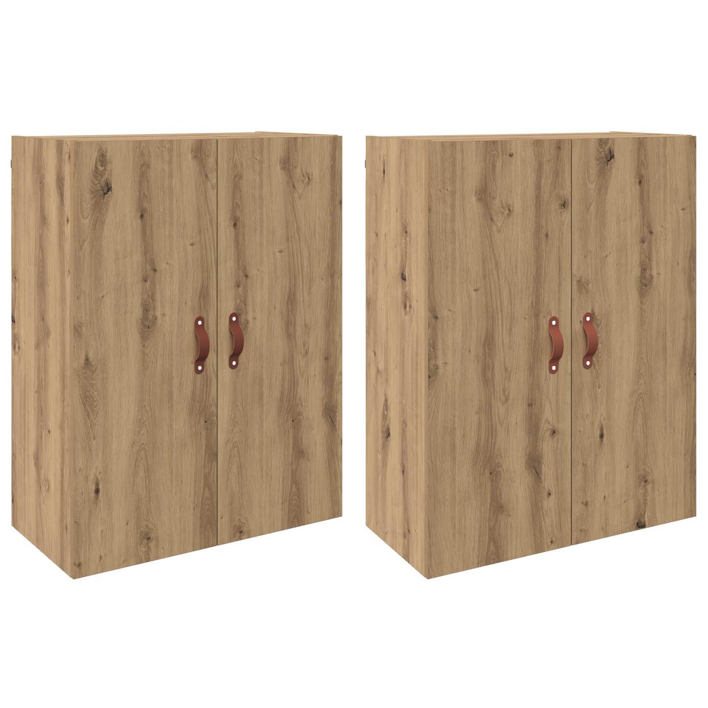 Wall-Mounted Cabinet 2 pcs Artisan Oak 69.5 x 34 x 90 cm