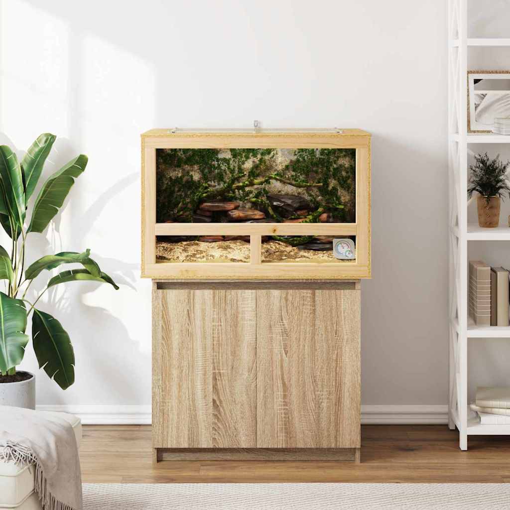Terrarium Brown 80 x 50 x 50 cm OSB