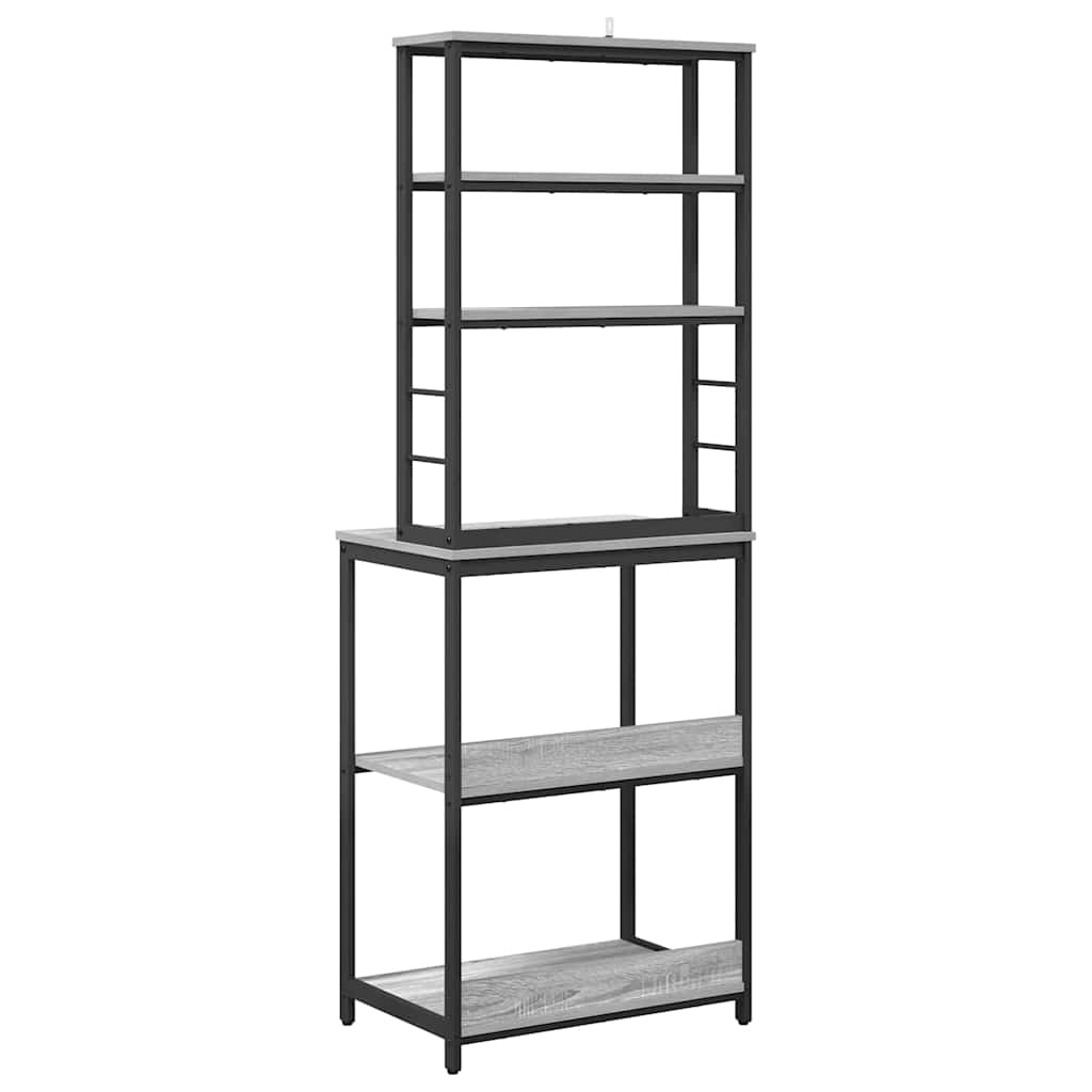 Kitchen Shelf 5-Tier 60 x 40 x 168 cm Engineered Wood