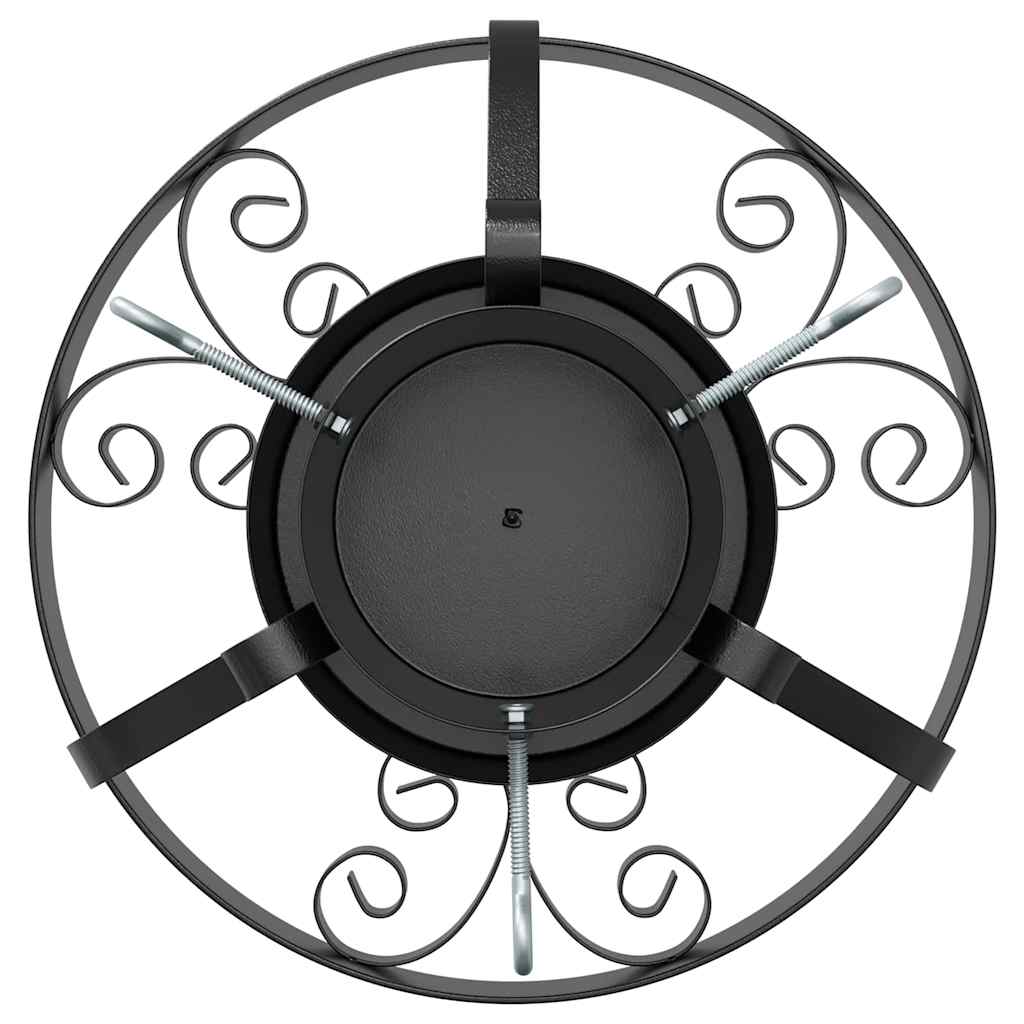 Christmas Tree Stand Black 40 x 40 x 20.5 cm Steel