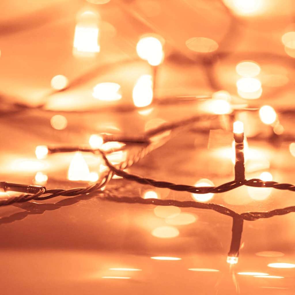 Artificial Christmas Tree with LED Light Green and white 210 cm
