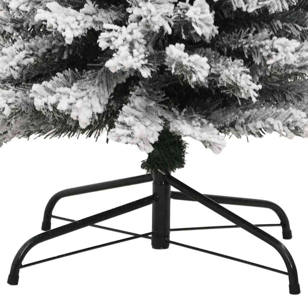 Artificial Christmas Tree with LED Light Green and white 240 cm