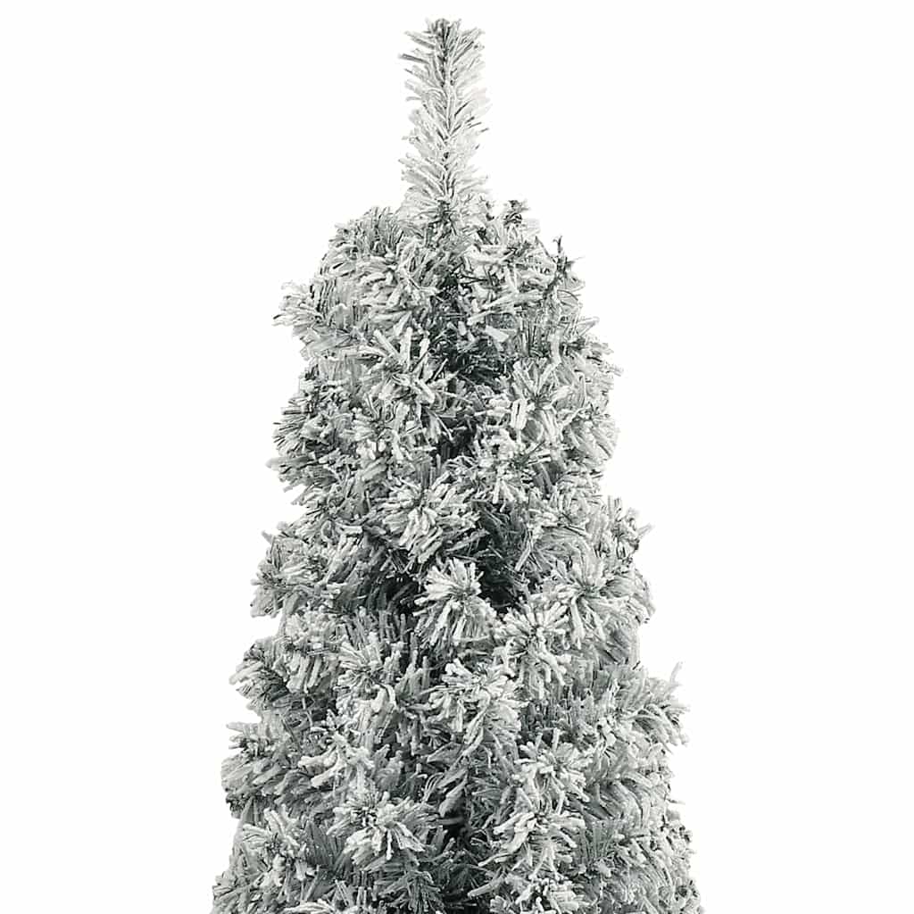 Artificial Christmas Tree with LED Light Green and white 270 cm