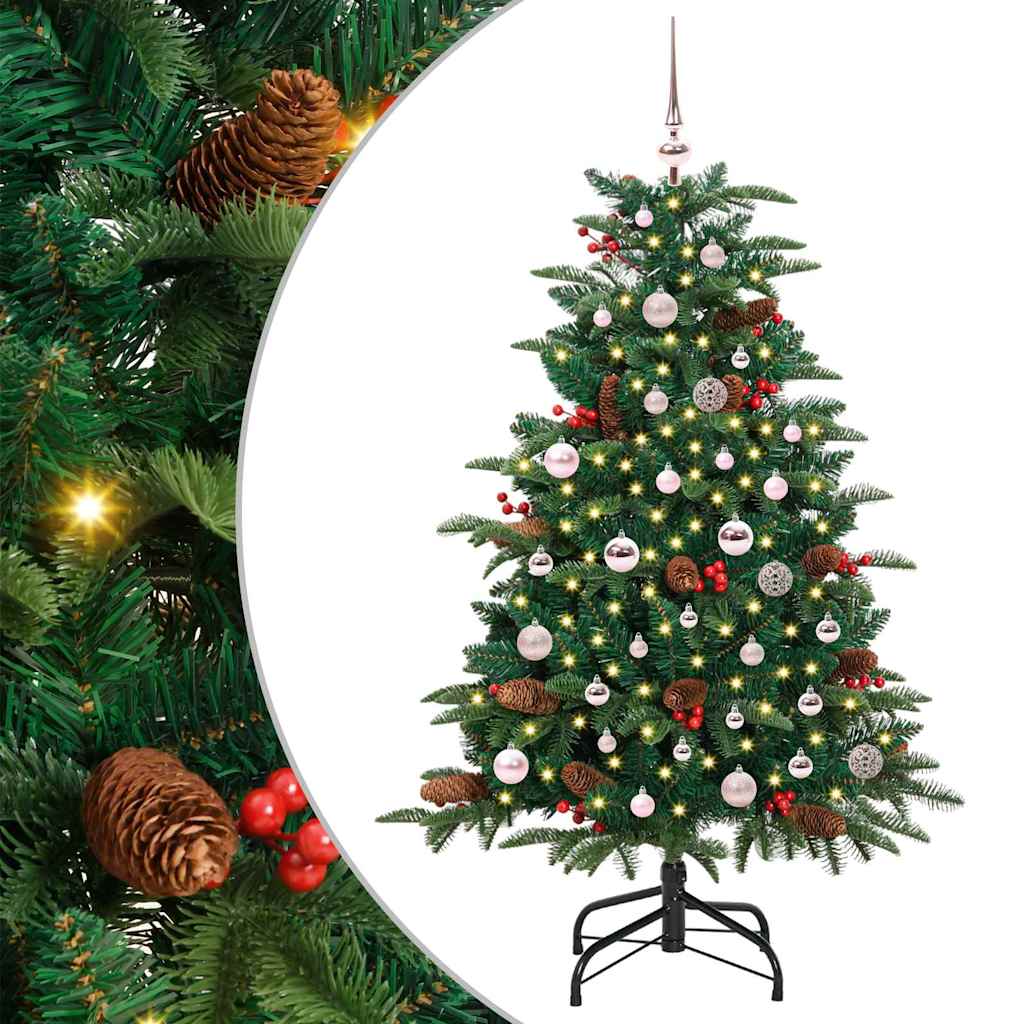 Artificial Christmas Tree with 150 LEDs with Stand Green 150 cm