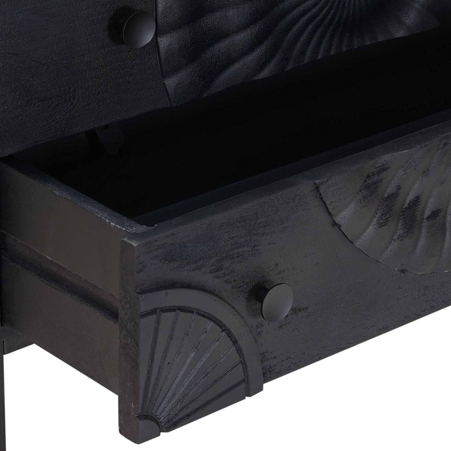 Drawer Cabinet Black 75 x 30 x 65 cm