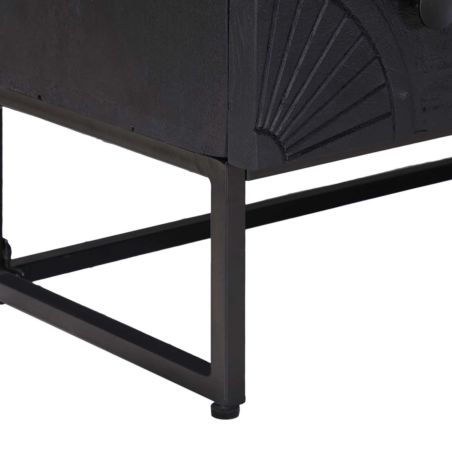 Drawer Cabinet Black 75 x 30 x 65 cm