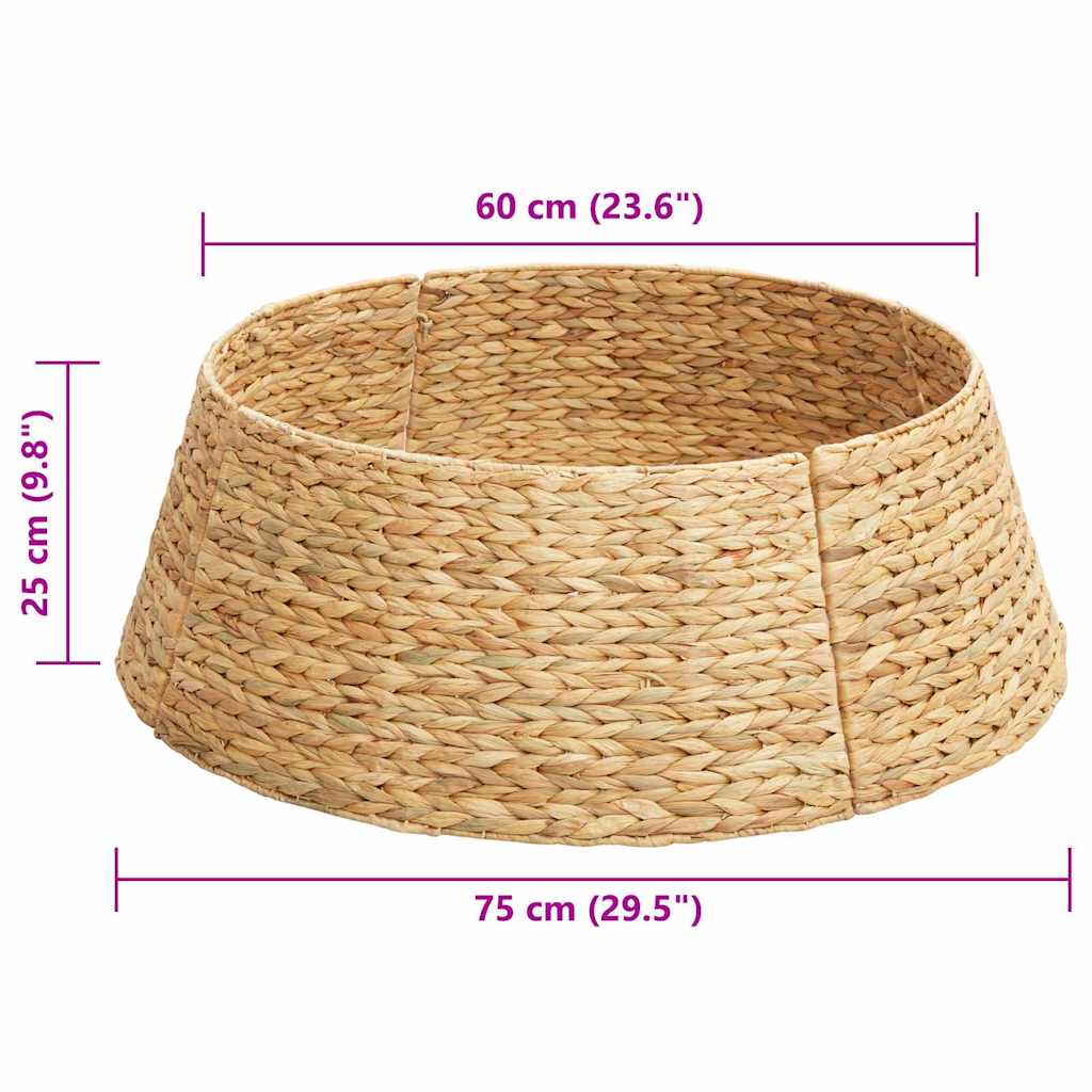 Christmas Tree Collar Round Natural Dia. 75 x 25 cm