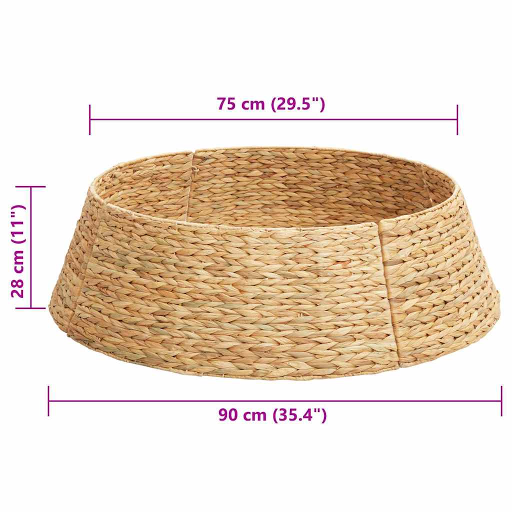 Christmas Tree Collar Round Natural Dia. 90 x 28 cm