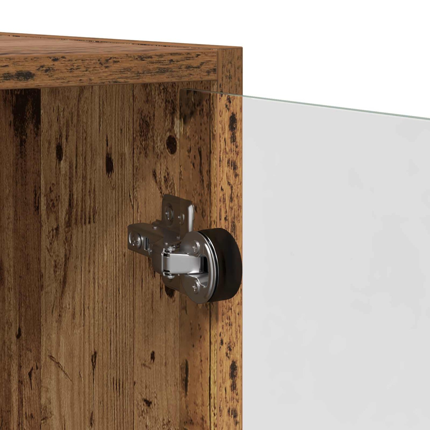 Highboard 2 pcs Old Wood 68 x 37 x 142 cm Engineered Wood