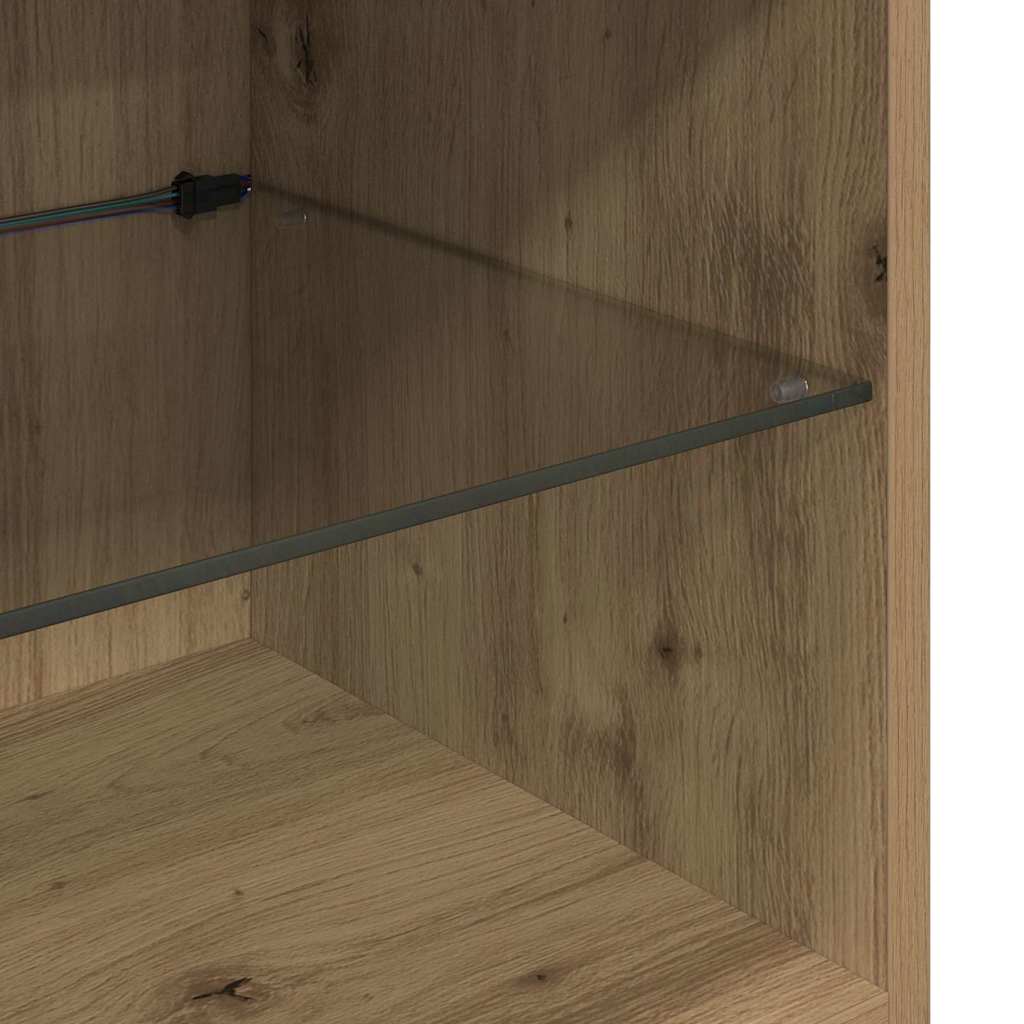 TV Wall Units 4 pcs Artisan Oak Engineered Wood