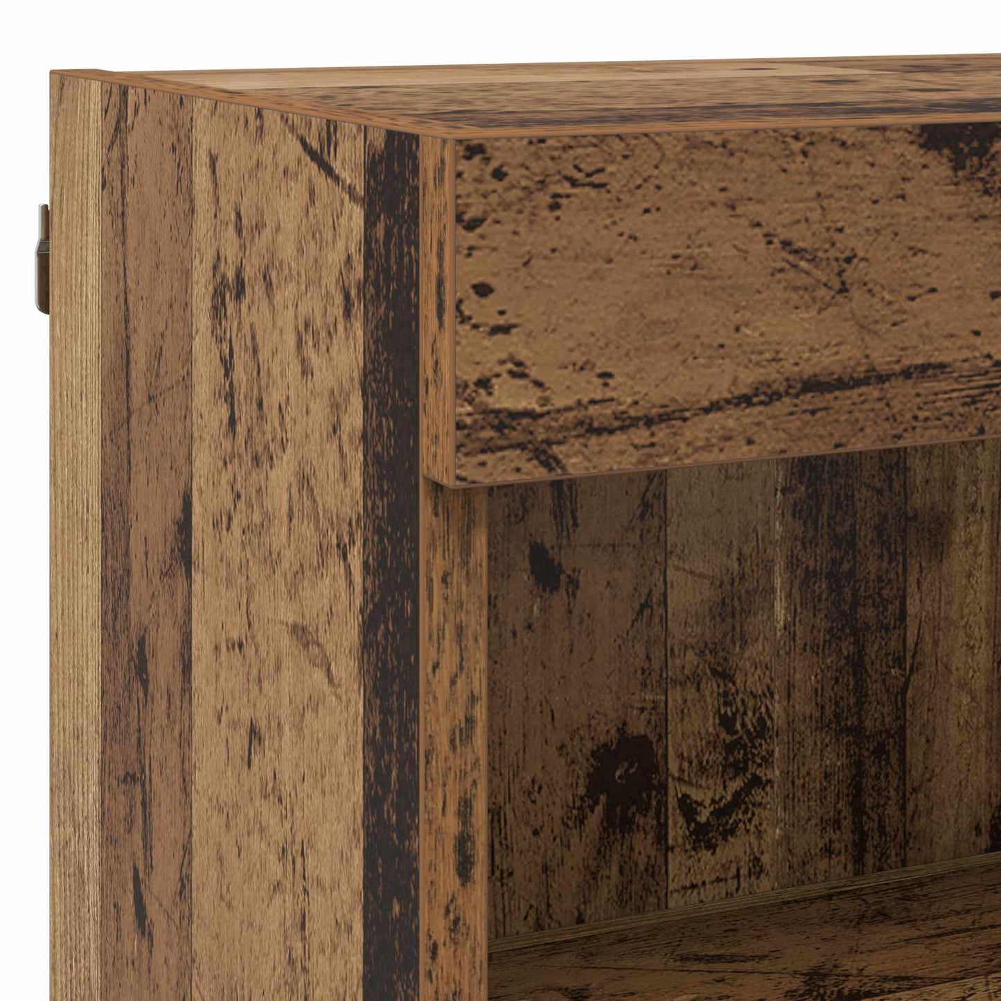 TV Wall Units with LED 5 pcs Old Wood 100 x 30 x 30 cm