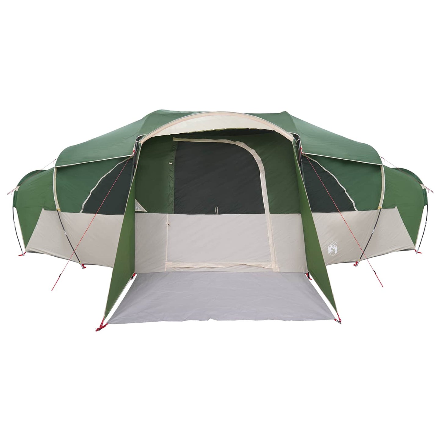 Family Tent with Rainfly Water-resistant 18-Person Green