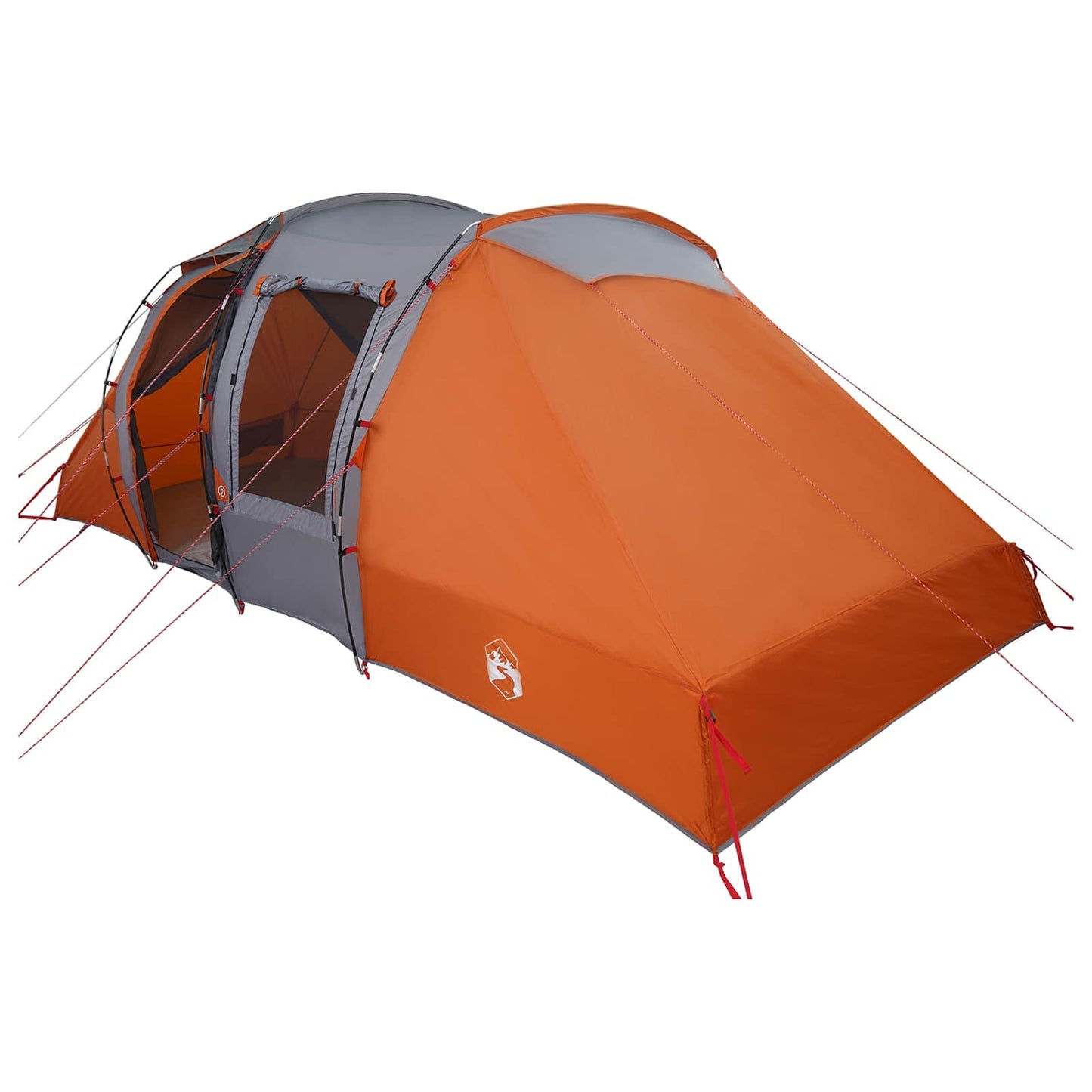 Instant Tent 524 x 232 x 192 cm Grey and Orange