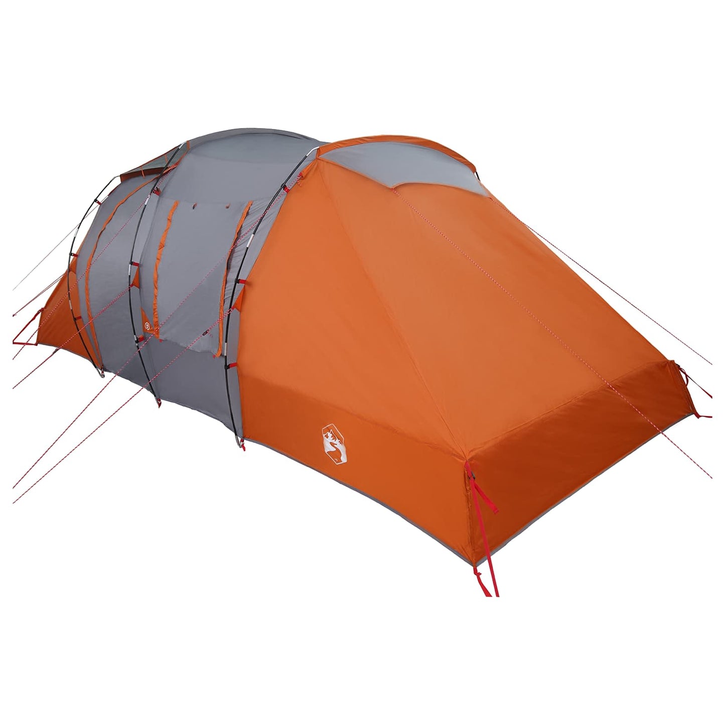 Instant Tent 524 x 232 x 192 cm Grey and Orange