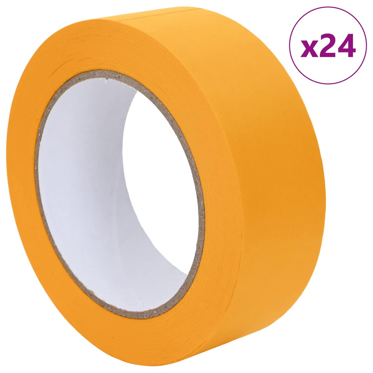 Painter Masking Tapes 24 pcs Yellow 38mm x 50m Paper