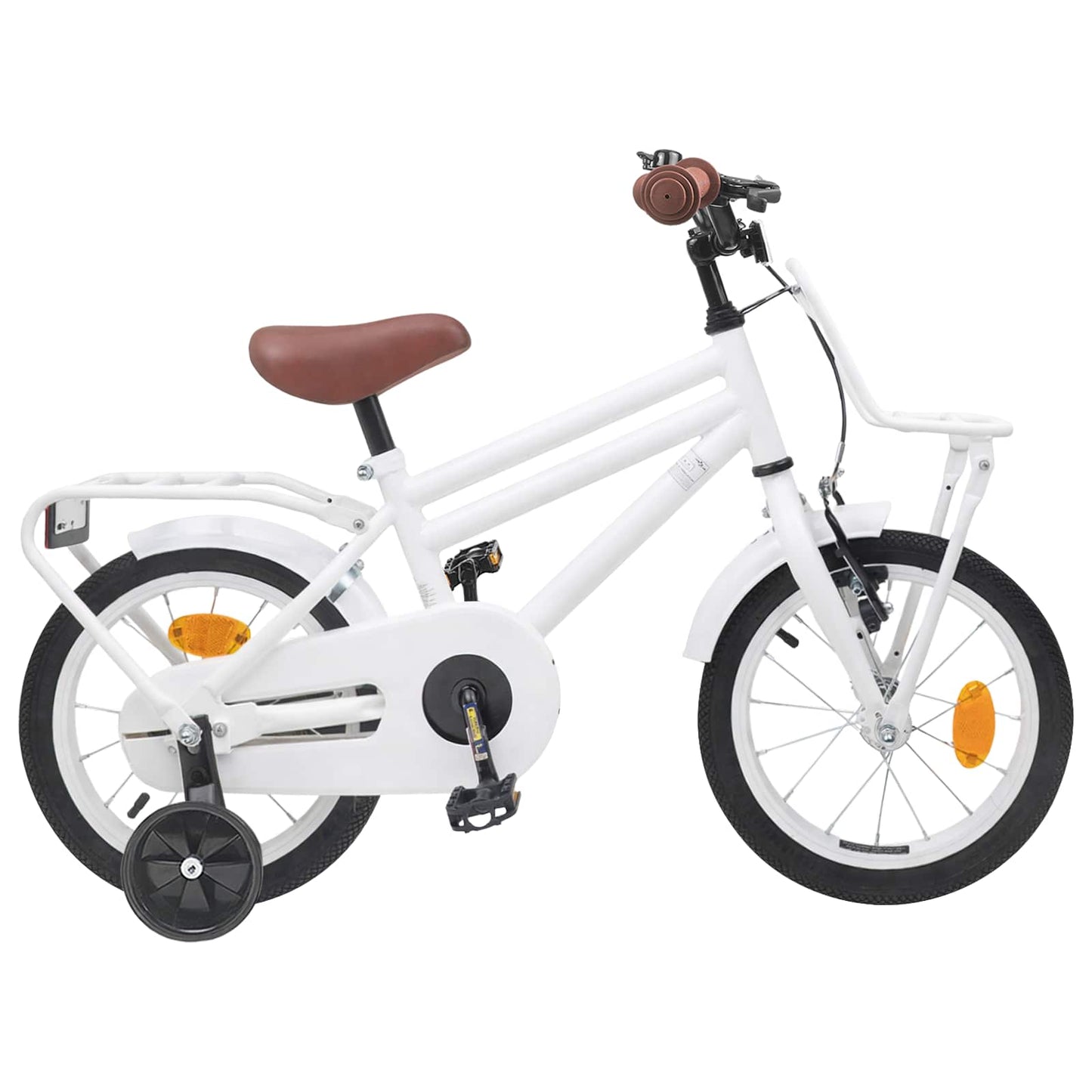 Kids Bike 14 Inches for 3-5 Years Old White