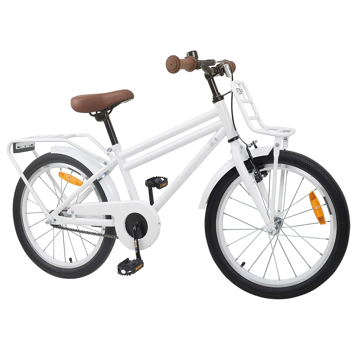 Kids Bike 18 Inches for 5-7 Years Old White