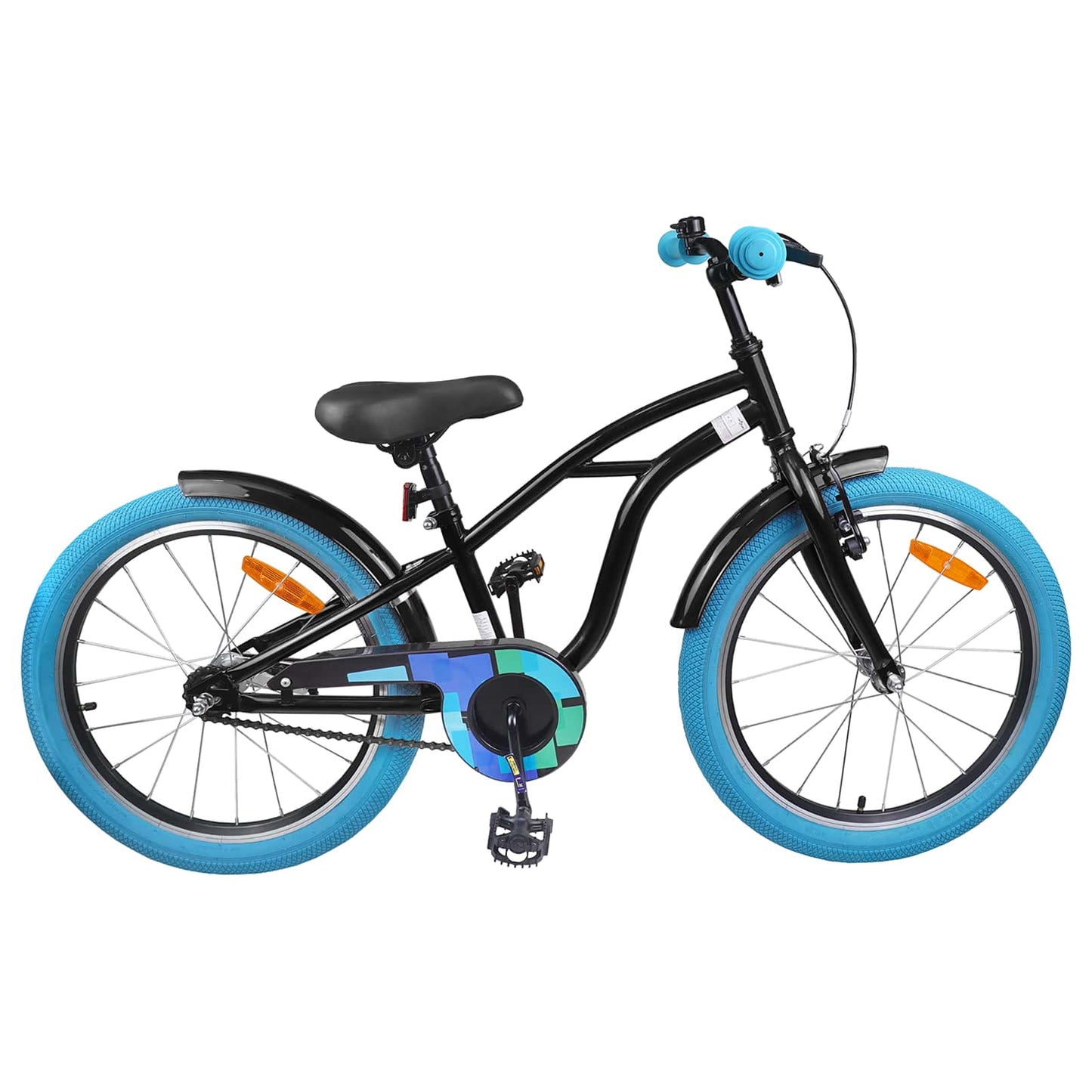 Kids Bike 18 Inches for 5-7 Years Old Black